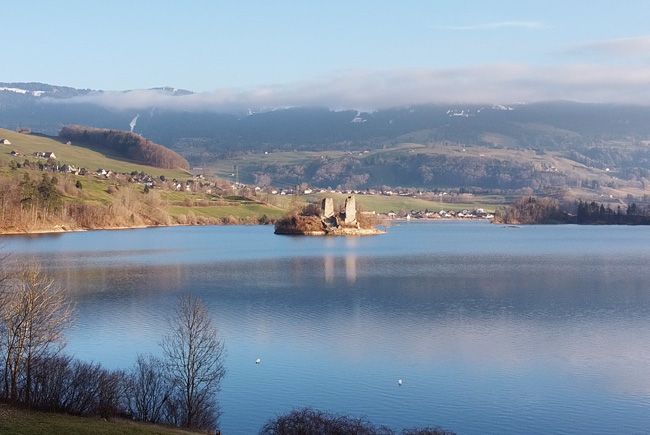 Ile d'Ogoz en Gruyère