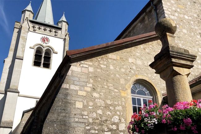 Eglise de Cossonay, dans le canton de Vaud